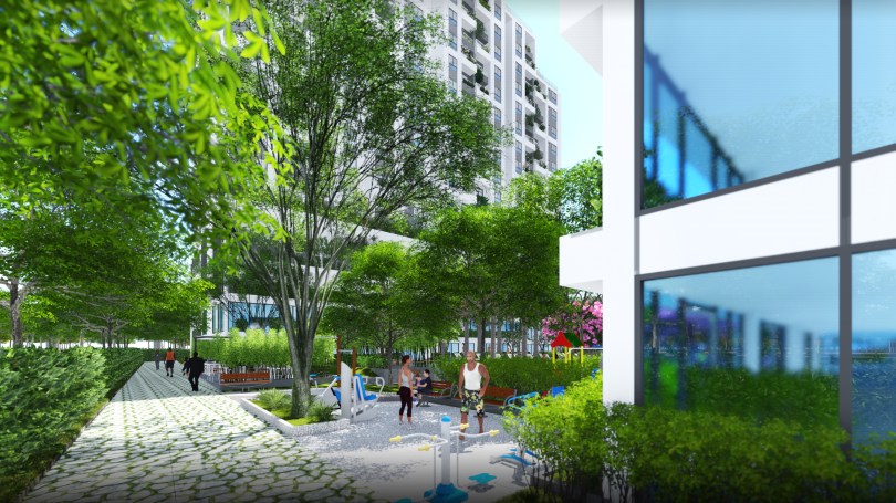 phối cảnh căn hộ luxgarden