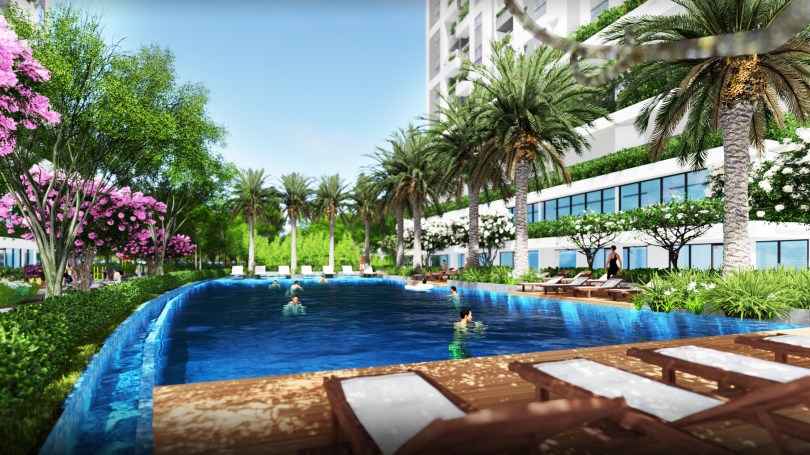 phối cảnh căn hộ luxgarden